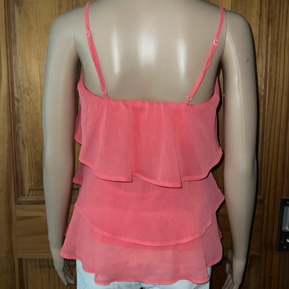 Candies Layered Chiffon Ruffled Tank - Picture 3 of 4